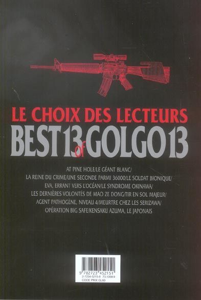 Produktbild: Best 13 of Golgo 13: Le choix des lecteurs