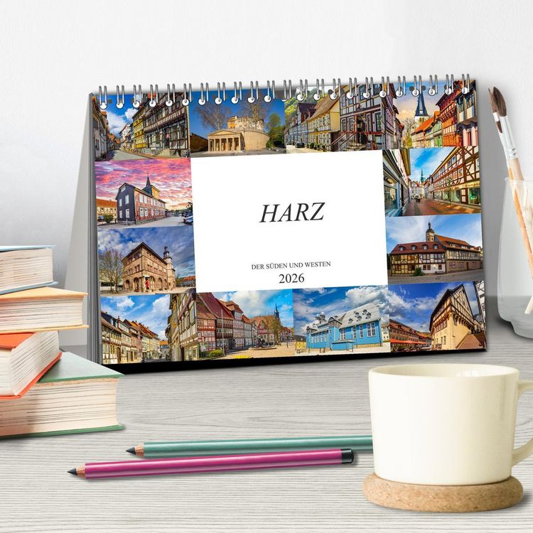 Produktbild: Harz der S&uuml;den und Westen (Tischkalender 2026 DIN A5 quer), CALVENDO Monatskalender