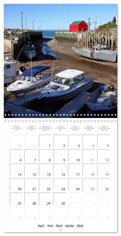 Produktbild: Canada-Est (Calendrier mural carr&eacute; 2026 30x30 cm) Calendrier double avec une page pour vos prises de notes