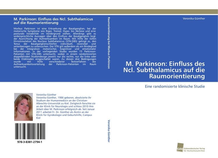 Produktbild: M. Parkinson: Einfluss des Ncl. Subthalamicus auf die Raumorientierung