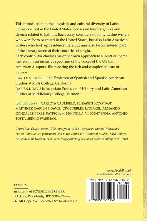 Produktbild: A Companion to Us Latino Literatures