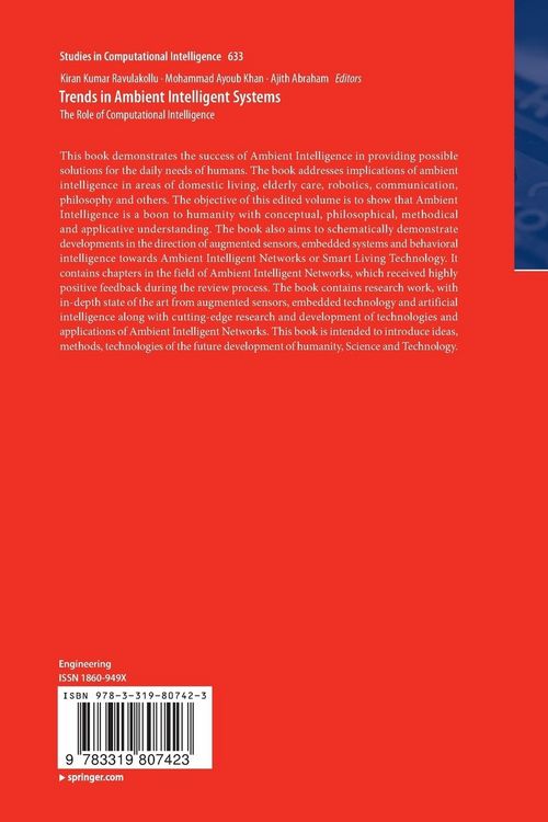 Produktbild: Trends in Ambient Intelligent Systems