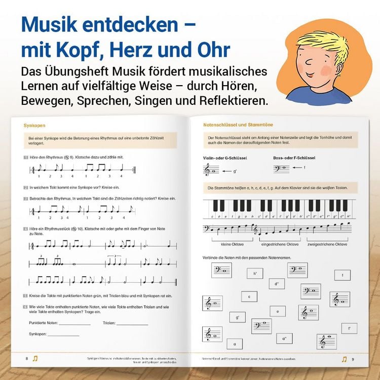 Produktbild: Das &Uuml;bungsheft Musik 7/8