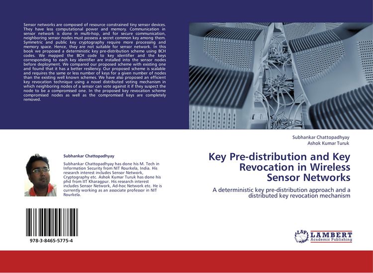 Produktbild: Key Pre-distribution and Key Revocation in Wireless Sensor Networks