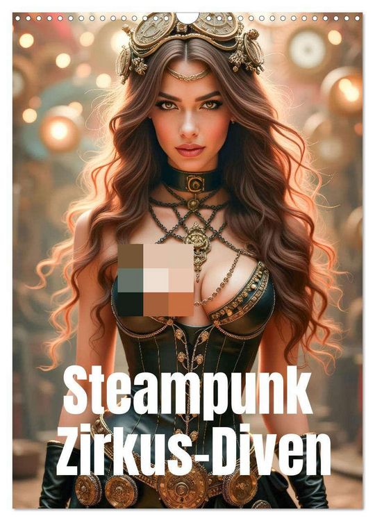 Produktbild: Steampunk Zirkus-Diven (Wandkalender 2026 DIN A3 hoch), CALVENDO Monatskalender