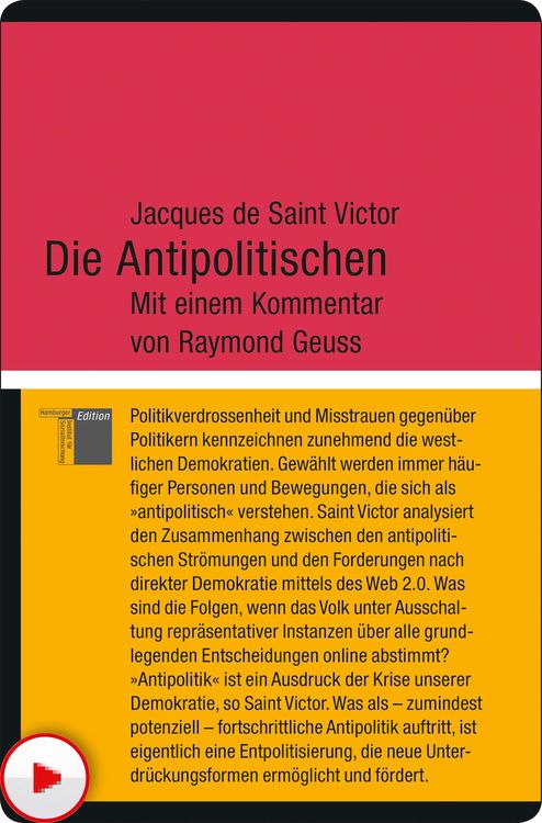 Produktbild: Die Antipolitischen