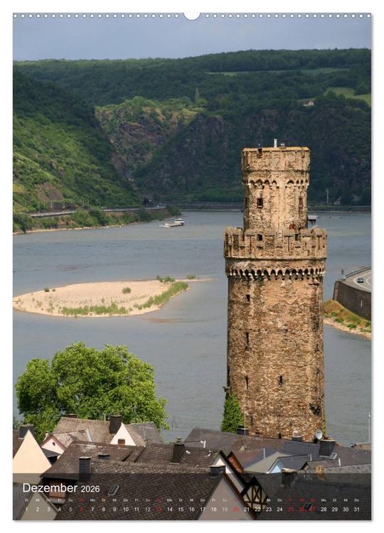 Produktbild: Oberwesel am Rhein (hochwertiger Premium Wandkalender 2026 DIN A2 hoch), Kunstdruck in Hochglanz