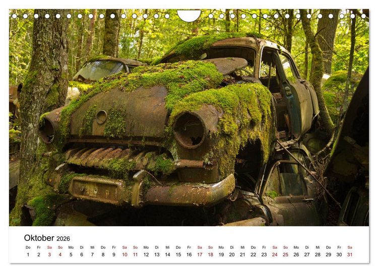 Produktbild: Rostende Legenden (Wandkalender 2026 DIN A4 quer), CALVENDO Monatskalender