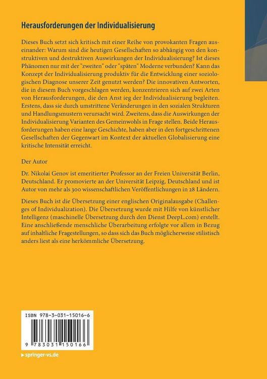 Produktbild: Herausforderungen der Individualisierung
