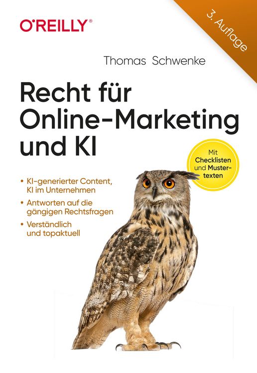 Produktbild: Recht f&uuml;r Online-Marketing und KI