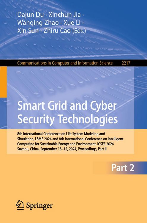 Produktbild: Smart Grid and Cyber Security Technologies