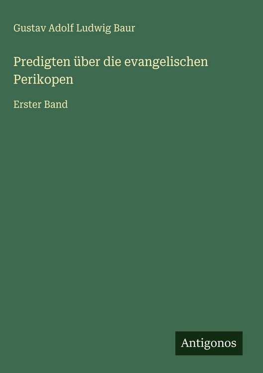 Produktbild: Predigten &uuml;ber die evangelischen Perikopen