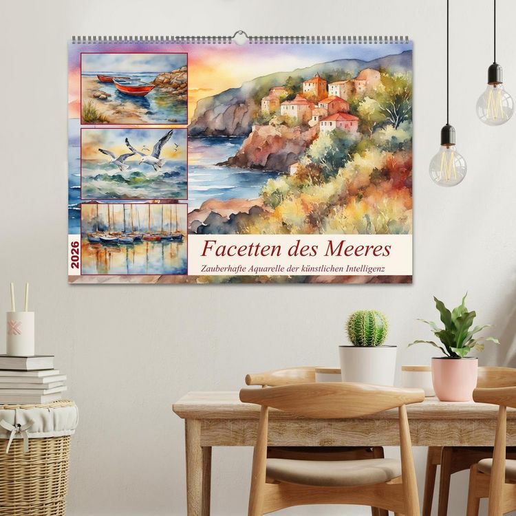 Produktbild: Facetten des Meeres (Wandkalender 2026 DIN A2 quer), CALVENDO Monatskalender