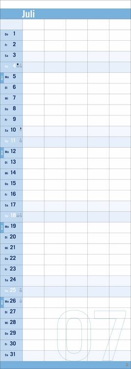 Produktbild: Allround-Familienplaner Vertical Kalender 2027