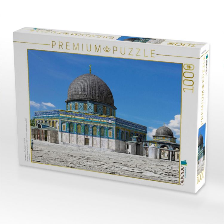 Produktbild: CALVENDO Puzzle Jerusalem - Felsendom um 1900 | 1000 Teile Lege-Gr&ouml;&szlig;e 64x48cm Foto-Puzzle f&uuml;r gl&uuml;ckliche Stunden