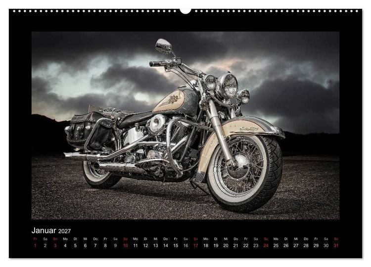 Produktbild: Motorrad-Tr&auml;ume &ndash; Chopper und Custombikes (hochwertiger Premium Wandkalender 2027 DIN A2 quer), Kunstdruck in Hochglanz