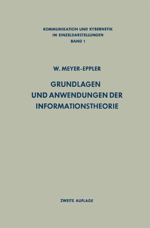 Produktbild: Grundlagen und Anwendungen der Informationstheorie