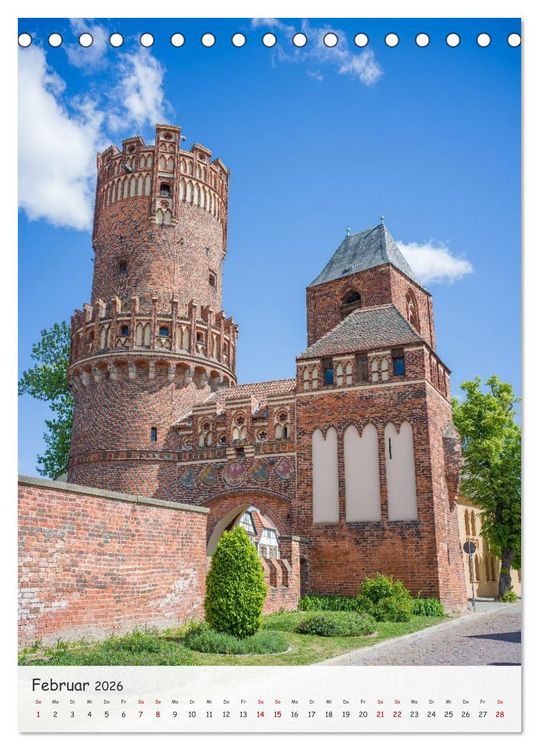 Produktbild: Tangerm&uuml;nde - Historische Altstadt an der Elbe (Tischkalender 2026 DIN A5 hoch), CALVENDO Monatskalender