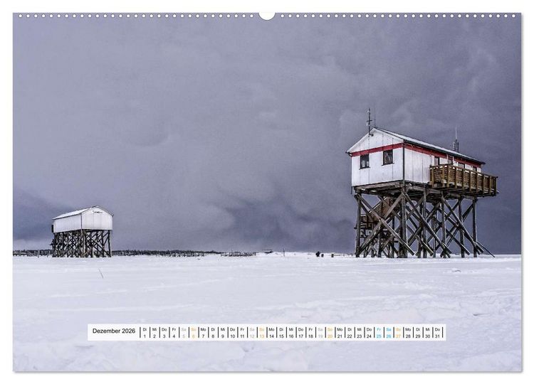 Produktbild: St. Peter-Ording (Wandkalender 2026 DIN A2 quer), CALVENDO Monatskalender