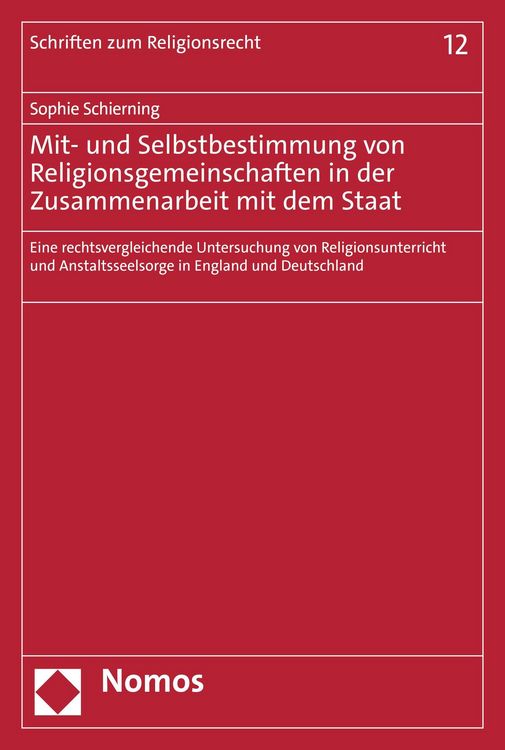 Produktbild: Mit- und Selbstbestimmung von Religionsgemeinschaften in der Zusammenarbeit mit dem Staat