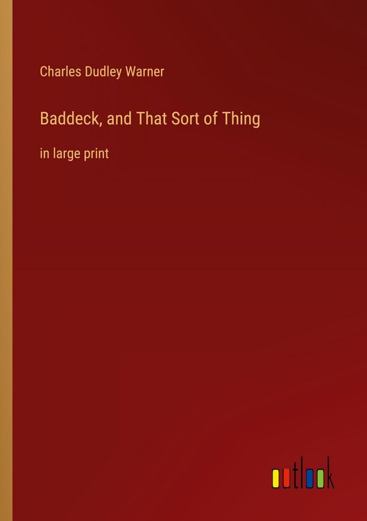 Produktbild: Baddeck, and That Sort of Thing