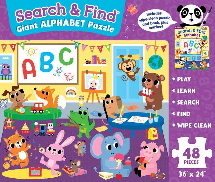 Produktbild: Book & Puzzle Alphabet (48 Piece Puzzle)