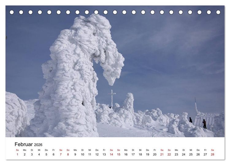 Produktbild: Gipfelkreuze im B&ouml;hmerwald (Tischkalender 2026 DIN A5 quer), CALVENDO Monatskalender