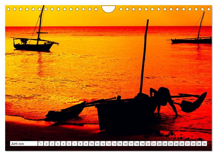Produktbild: Die Gew&uuml;rzinsel Sansibar (Wandkalender 2026 DIN A4 quer), CALVENDO Monatskalender