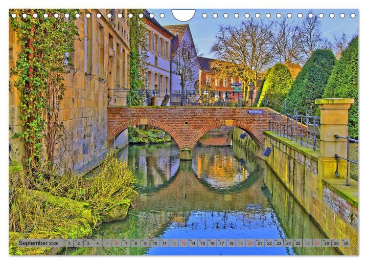 Produktbild: Kreis Coesfeld im M&uuml;nsterland - Stadt Land Flu&szlig; (Wandkalender 2026 DIN A4 quer), CALVENDO Monatskalender