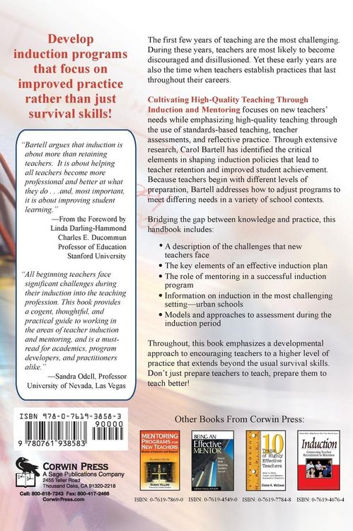 Produktbild: Cultivating High-Quality Teaching Through Induction and Mentoring