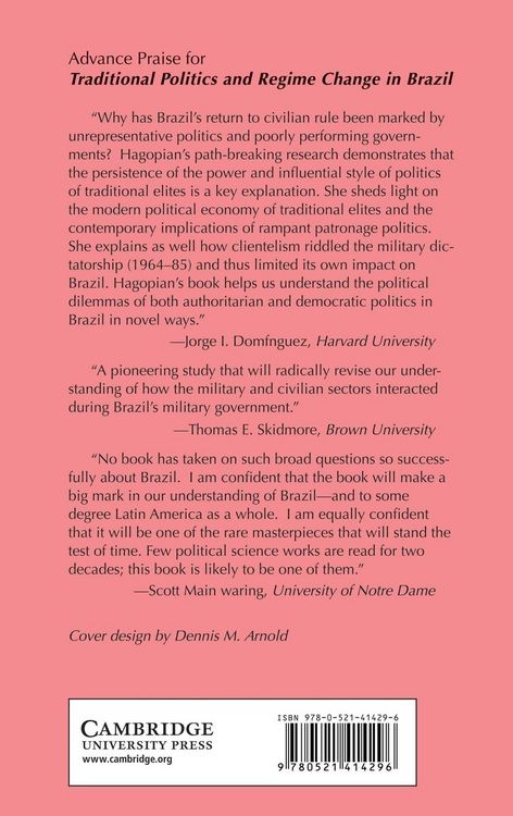 Produktbild: Traditional Politics and Regime Change in Brazil