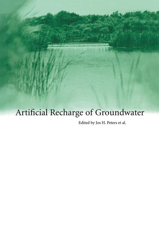 Produktbild: Artificial Recharge of Groundwater