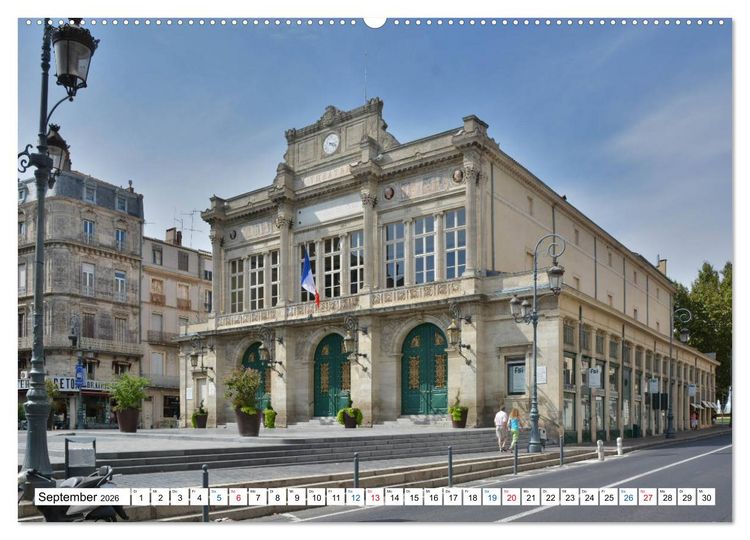 Produktbild: Frankreichs gro&szlig;e St&auml;dte - B&eacute;ziers (hochwertiger Premium Wandkalender 2026 DIN A2 quer), Kunstdruck in Hochglanz