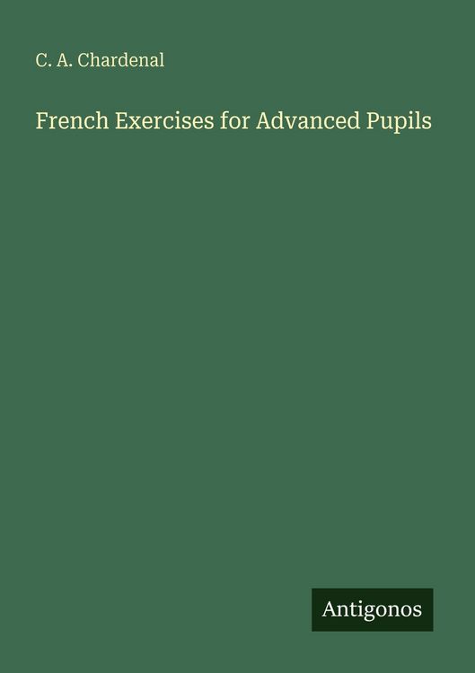 Produktbild: French Exercises for Advanced Pupils
