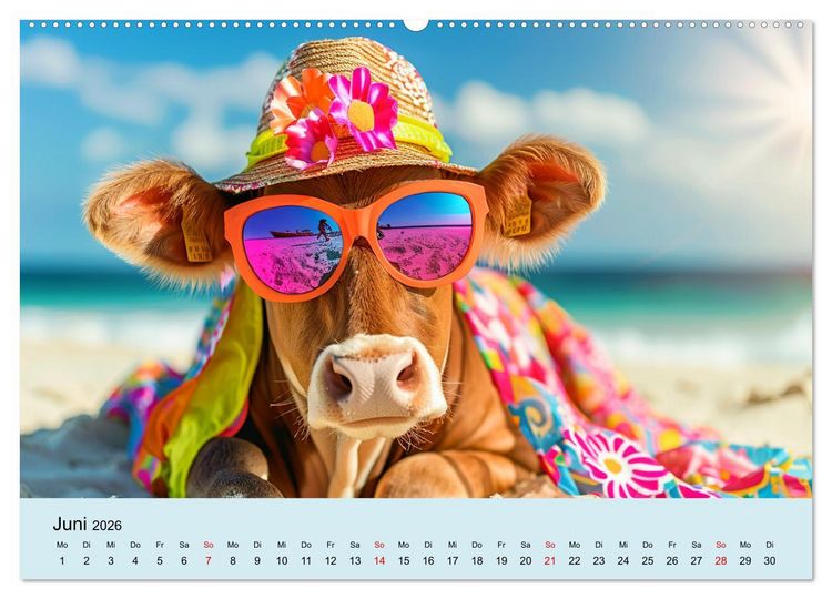 Produktbild: Die sch&ouml;nsten Tiermodels. Schicke Outfits und High Fashion (hochwertiger Premium Wandkalender 2026 DIN A2 quer), Kunstdruck in Hochglanz