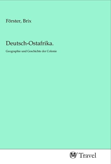 Produktbild: Deutsch-Ostafrika.
