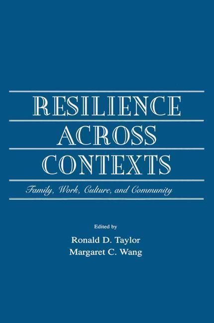 Produktbild: Resilience Across Contexts