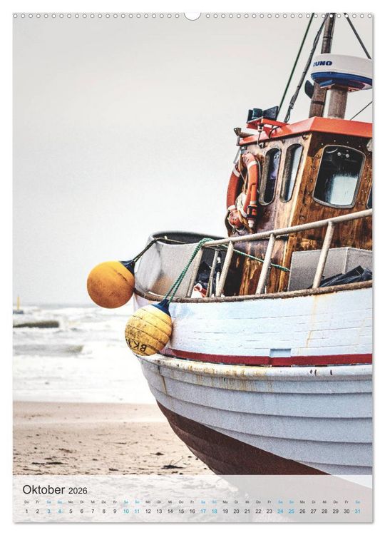 Produktbild: D&auml;nemarks Nordseek&uuml;ste - Vom Ringk&oslash;bing-Fjord bis zur Jammerbucht (Wandkalender 2026 DIN A2 hoch), CALVENDO Monatskalender