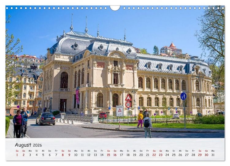 Produktbild: Karlsbad / Karlovy Vary - Kleinod im Westb&ouml;hmischen B&auml;derdreieck (Wandkalender 2026 DIN A3 quer), CALVENDO Monatskalender