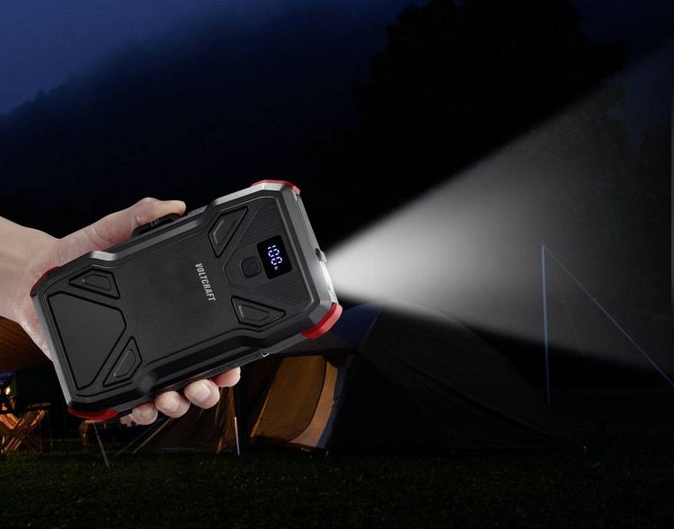 Produktbild: VOLTCRAFT VC-SPB-20.000 VC-14456835 Solar-Powerbank Ladestrom Solarzelle 3A 20000 mAh
