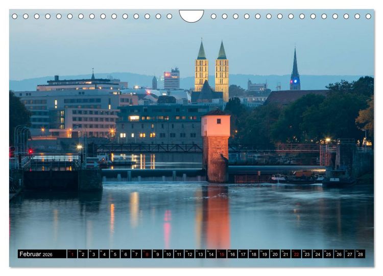 Produktbild: Kassel bei Nacht (Wandkalender 2026 DIN A4 quer), CALVENDO Monatskalender