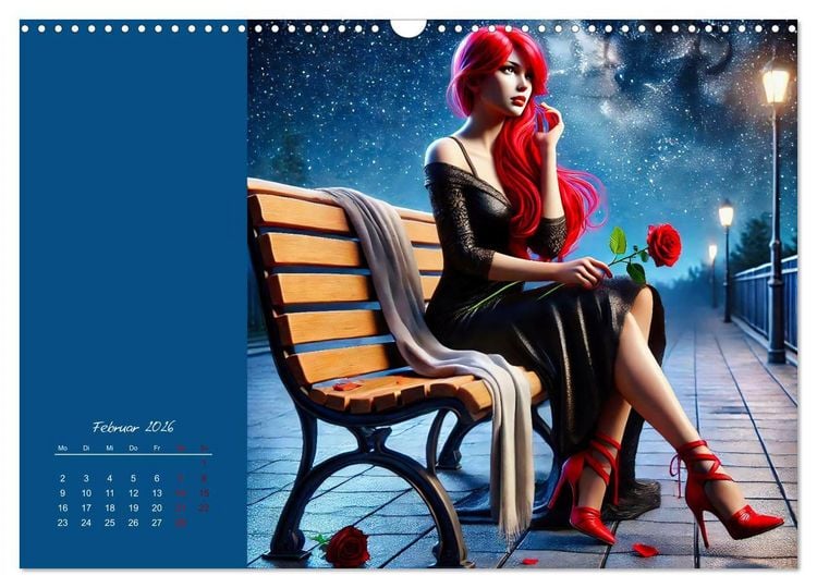 Produktbild: Stilvoll - Das kleine Schwarze (Wandkalender 2026 DIN A3 quer), CALVENDO Monatskalender