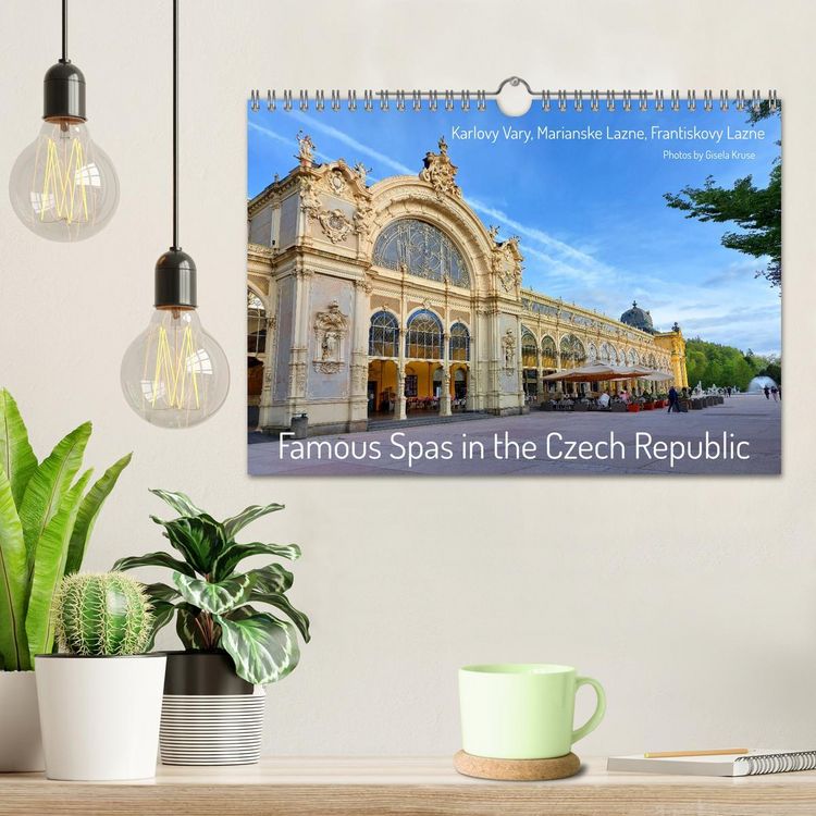 Produktbild: Famous Spas in the Czech Republic (Wall Calendar 2026 DIN A4 landscape), CALVENDO 12 Month Wall Calendar