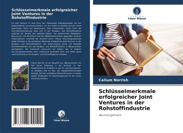 Produktbild: Schl&uuml;sselmerkmale erfolgreicher Joint Ventures in der Rohstoffindustrie
