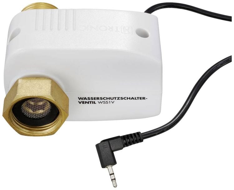 Produktbild: H-Tronic 1114725 WSS 1 Wassermelder mit externem Sensor netzbetrieben, &uuml;ber Steckdose