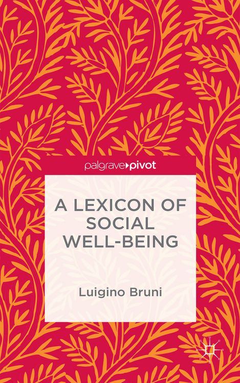 Produktbild: A Lexicon of Social Well-Being