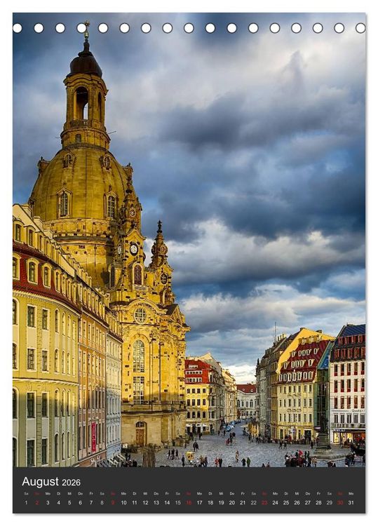 Produktbild: Mein Dresden (Tischkalender 2026 DIN A5 hoch), CALVENDO Monatskalender