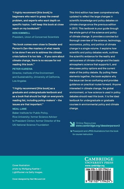 Produktbild: The Science and Politics of Global Climate Change