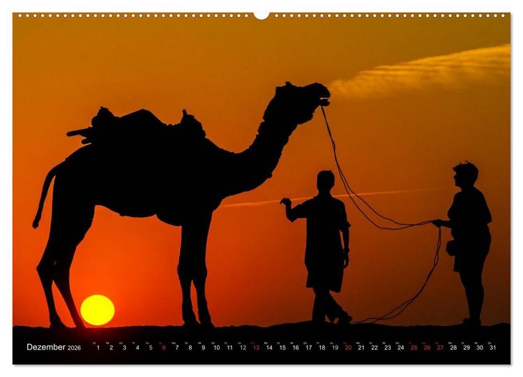 Produktbild: Zauberhaftes Indien (Wandkalender 2026 DIN A2 quer), CALVENDO Monatskalender