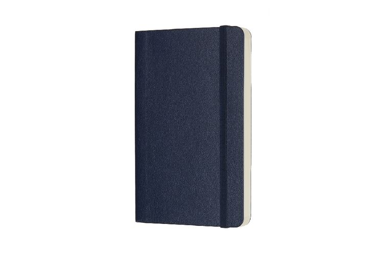 Produktbild: MOLESKINE NOTIZBUCH P/A6, BLANKO, SOFT COVER, SAPHIR